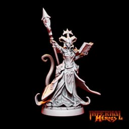 Lilnarei Darkmoon - Champion Tiefling Wizard 3d model