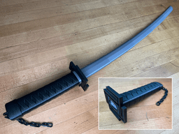 Replaceable Blade Collapsing Sword 3d model