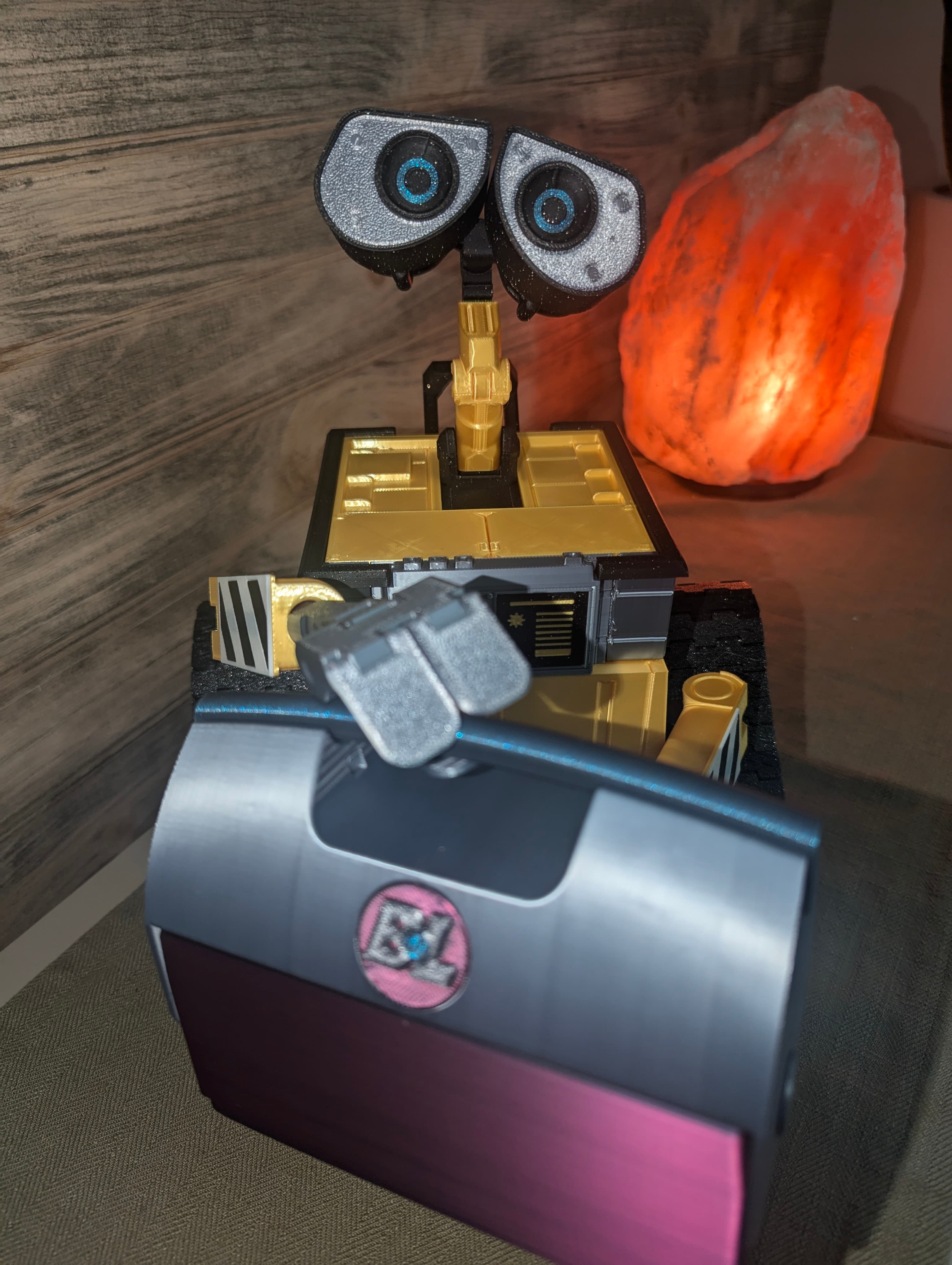 Straight out of the repair shop with a shiny new cooler BLING-E is ready for work!