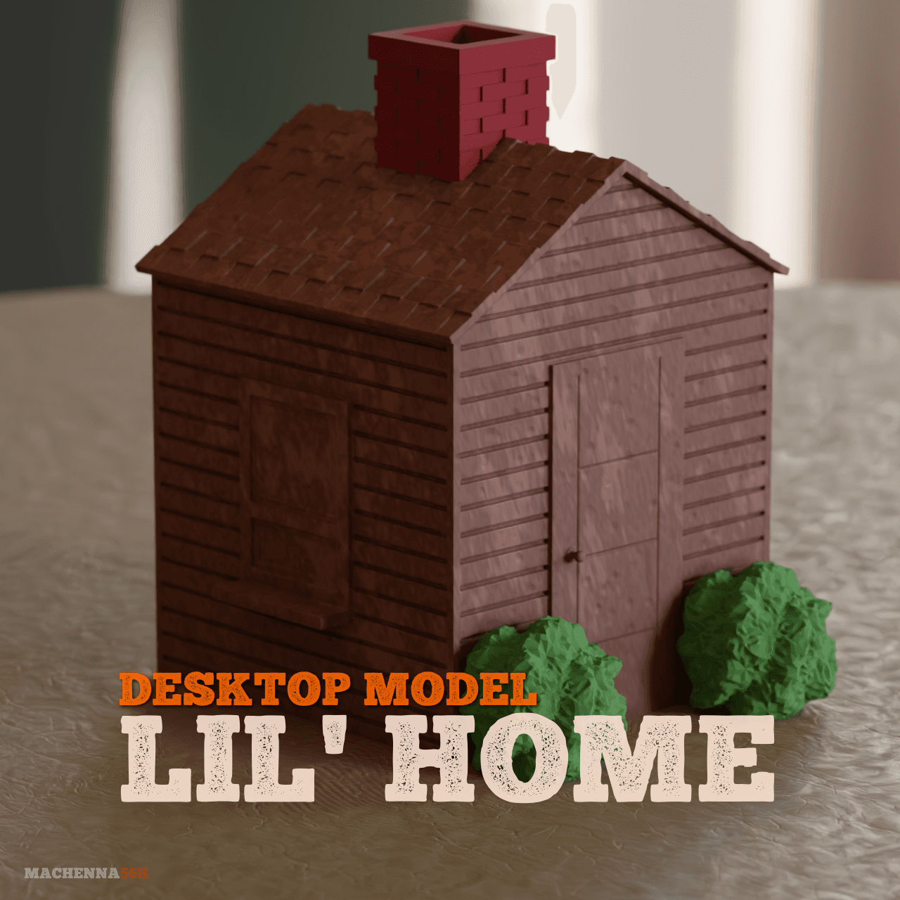 Lil' Home | Desktop Model 3d model
