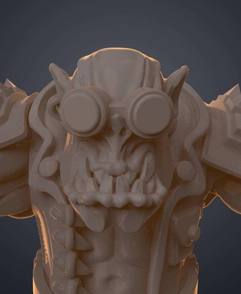 Ork Dread Riders 3d model