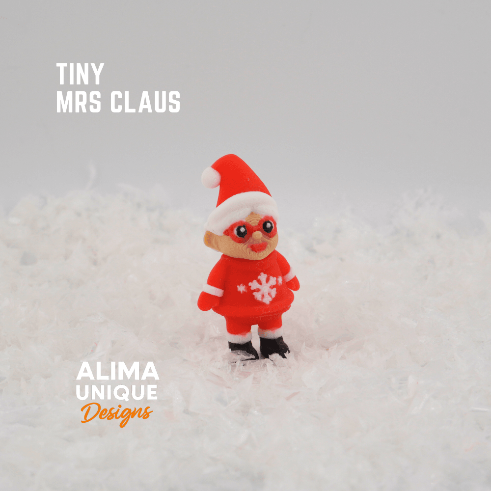 Tiny MRS Claus 3d model