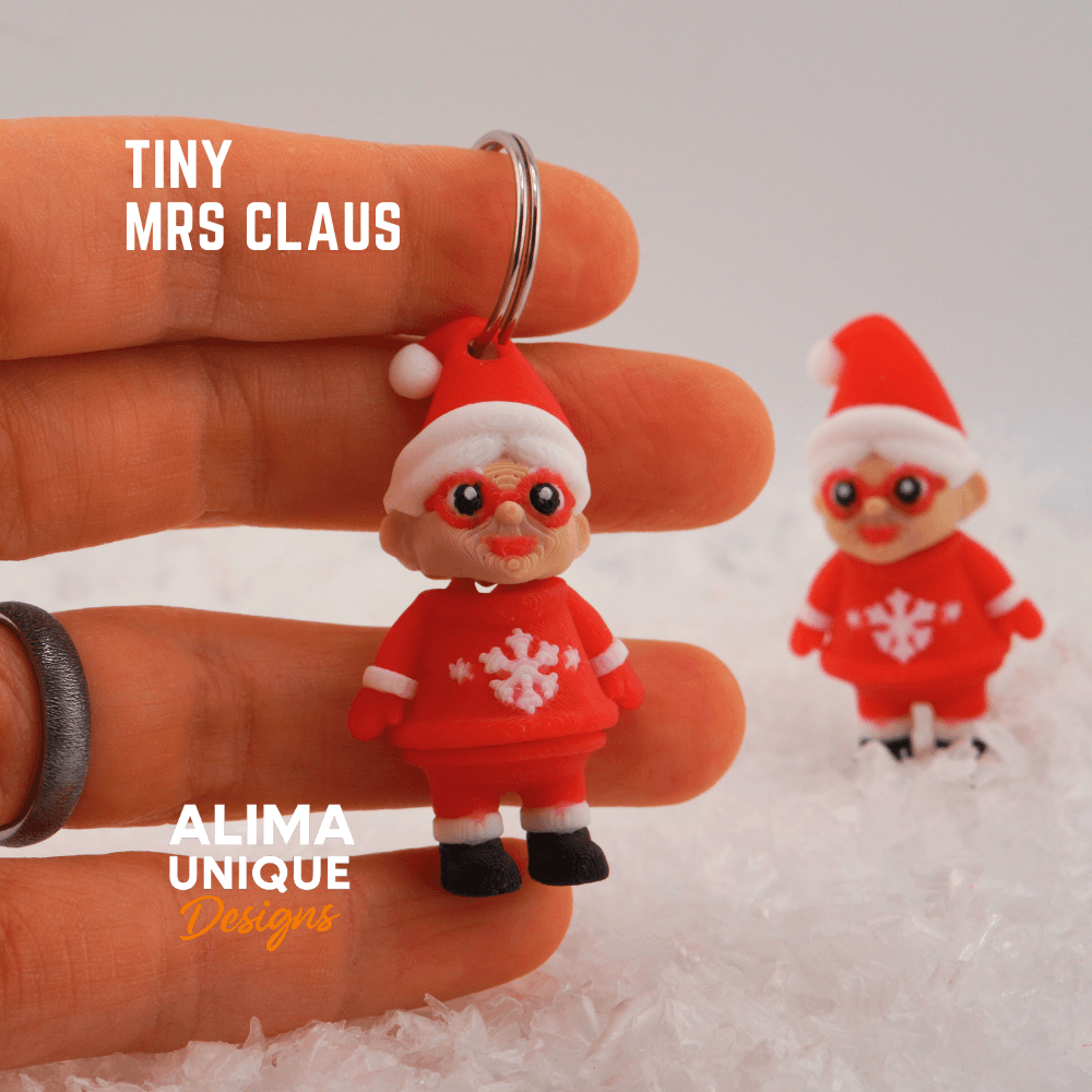 Tiny MRS Claus 3d model