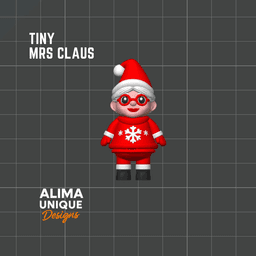 Tiny MRS Claus 3d model