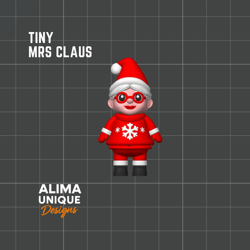 Tiny MRS Claus 3d model