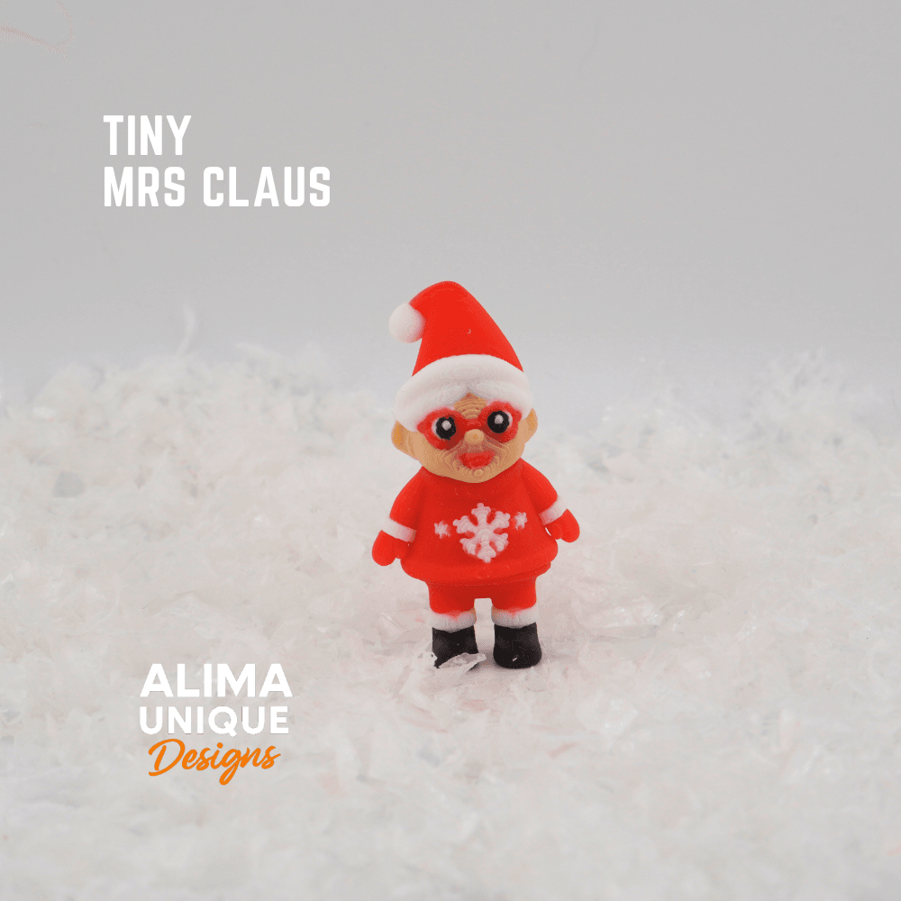 Tiny MRS Claus 3d model