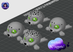Seal Puffling - Exclusive Model 3d model