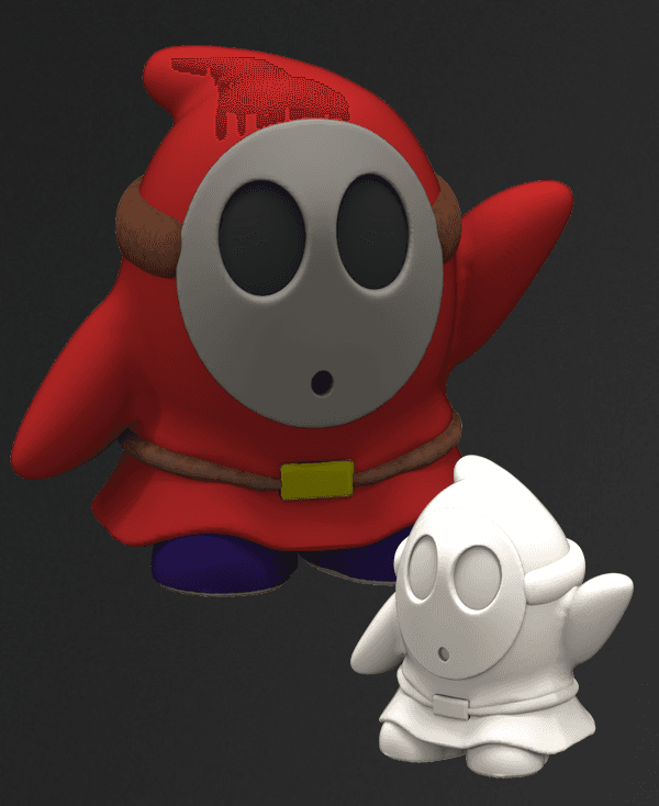 Shy Guy - Mario fan art 3d model
