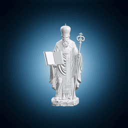 Saint Basil Holding Sacred Texts 3d model