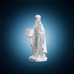 Saint Basil Holding Sacred Texts 3d model