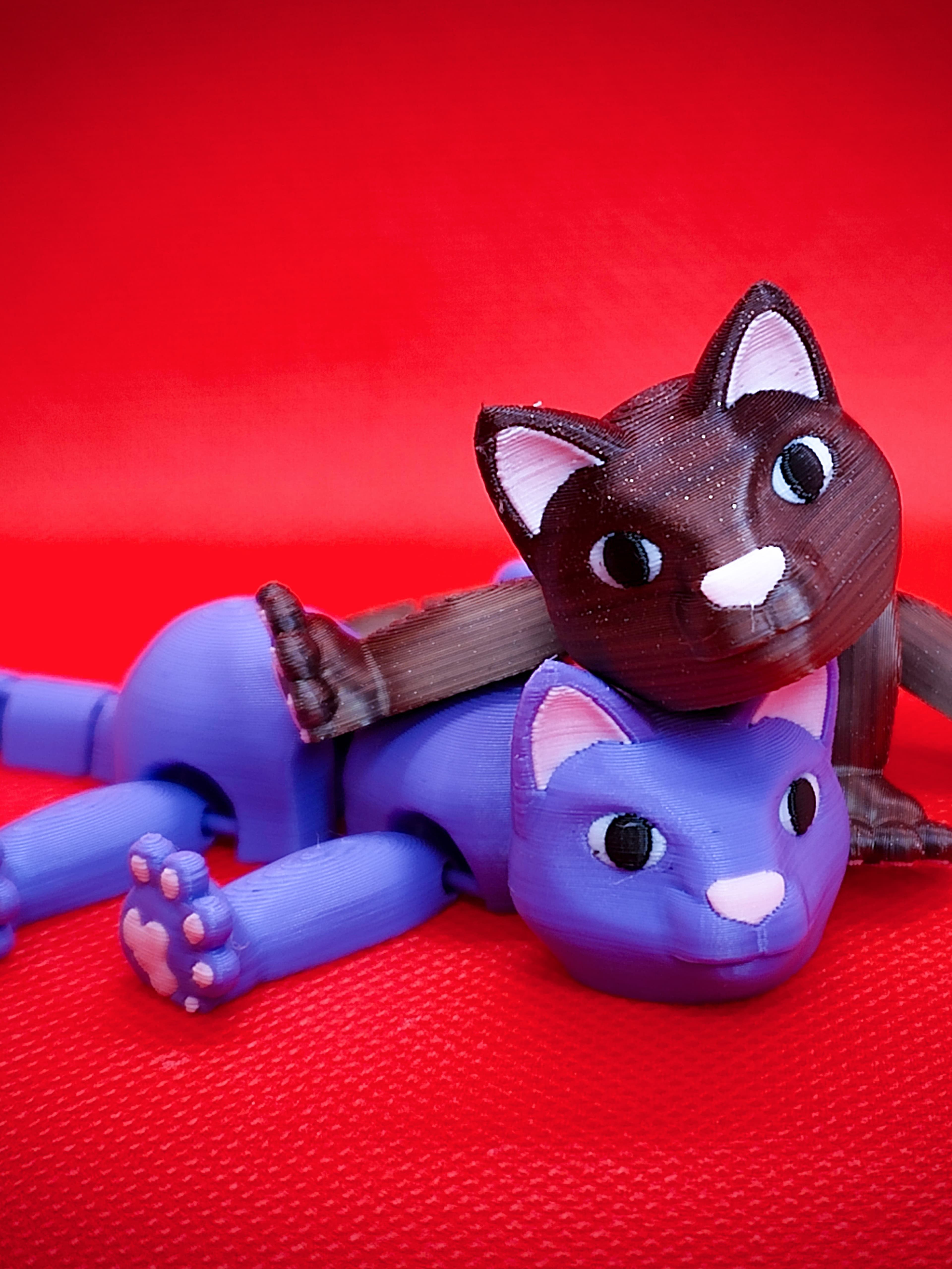 Fabulous Flexi Felines - AKA Flexi Cats 3d model