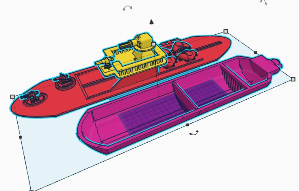 Standardized Warship 3d model