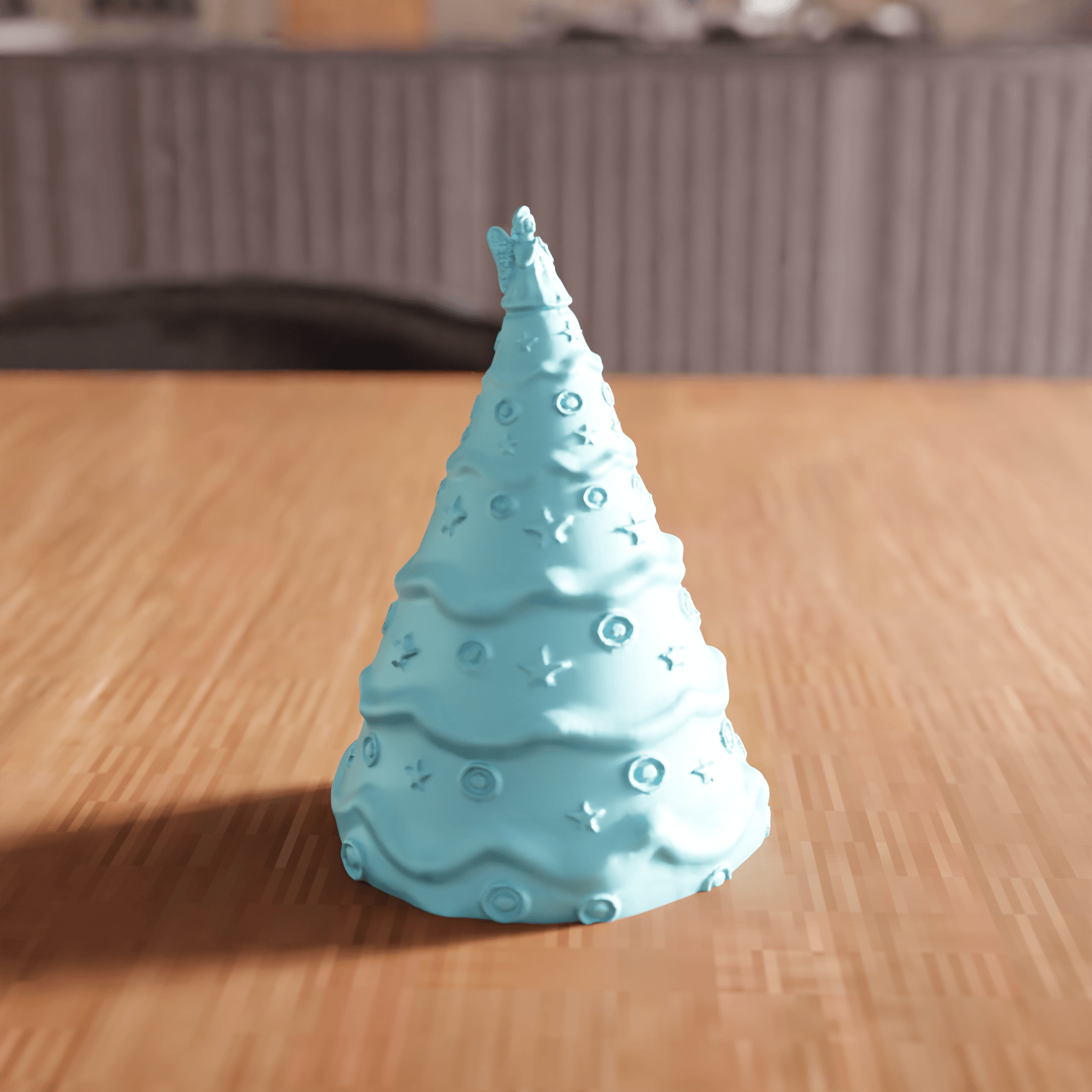 Minimalist Stylized Christmas Tree Set V1 3d model