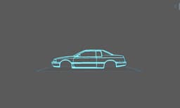 Cadillac - Eldorado 1993 Wall Art 3d model
