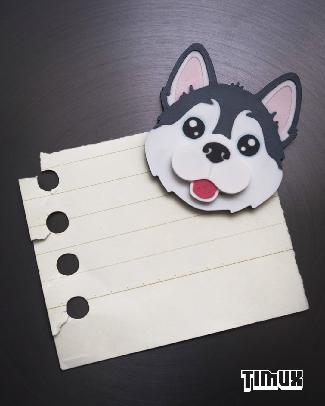 HUSKY KEYCHAIN SET 3d model