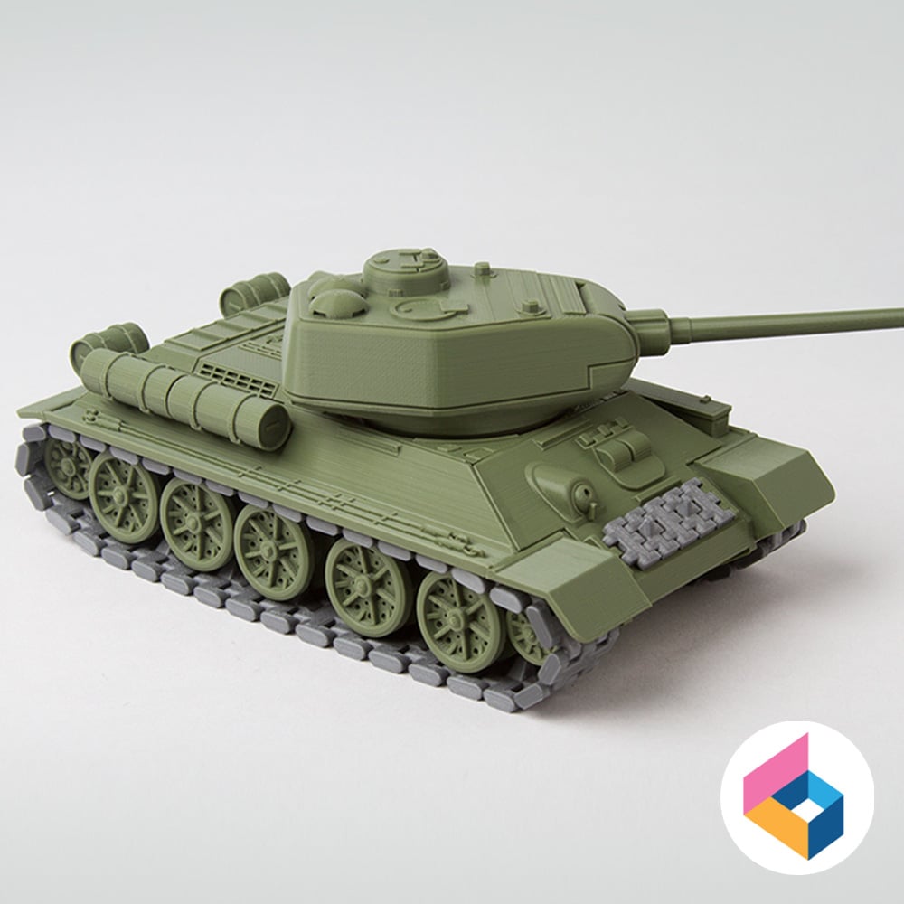 Foldable tank T34-85 3d model