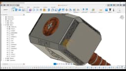 Mini Thor Hammer (Mjölnir) 3d model