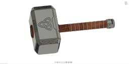 Mini Thor Hammer (Mjölnir) 3d model
