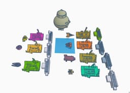 Shipyards Berth for Patrol Craft Space Craft 3d model