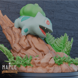 Bulbasaur Diorama - Pokemon - Display 3d model