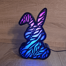 BUNNY RABBIT LED LAMP 3d model