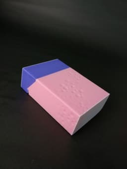 Pink Cigarette Box Case 3d model