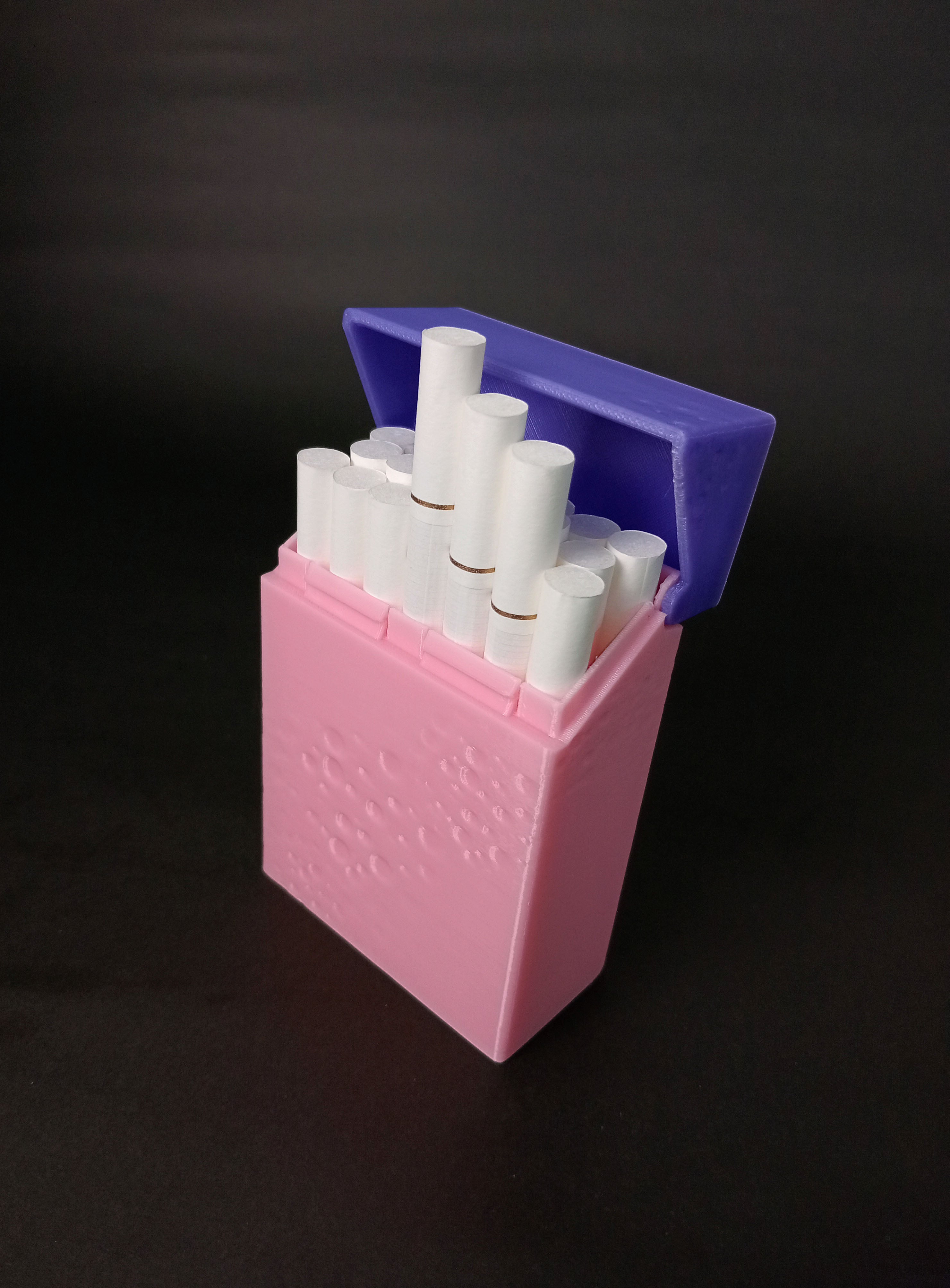 Pink Cigarette Box Case 3d model