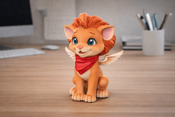 Chibi - Winged Lion 3d model