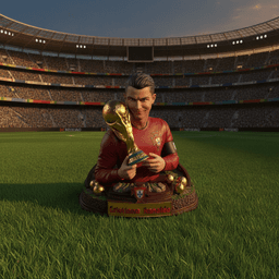 Cristiano Ronaldo 3D Scanning STL Printable 3d model