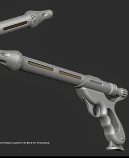 Westar 34 Jango Fett blaster 3d model