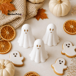 Cute Ghost LED Candle Holder | Halloween STL | Tea Light Ghost | 3D Printable Decor 3d model