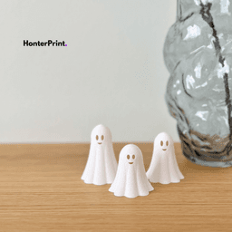 Cute Ghost LED Candle Holder | Halloween STL | Tea Light Ghost | 3D Printable Decor 3d model