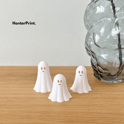 Cute Ghost LED Candle Holder | Halloween STL | Tea Light Ghost | 3D Printable Decor 3d model