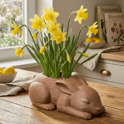 BUNNY PLANTER / MODERN PLANTER / UNIQUE EASTER DECOR PLANTER / BUNNY DECOR 3d model