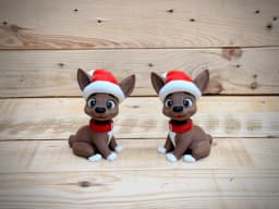 Festive Pup 3d model