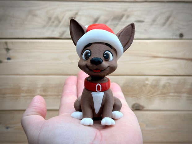 Festive Pup 3d model