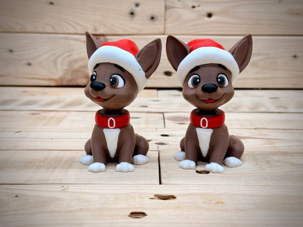 Festive Pup 3d model