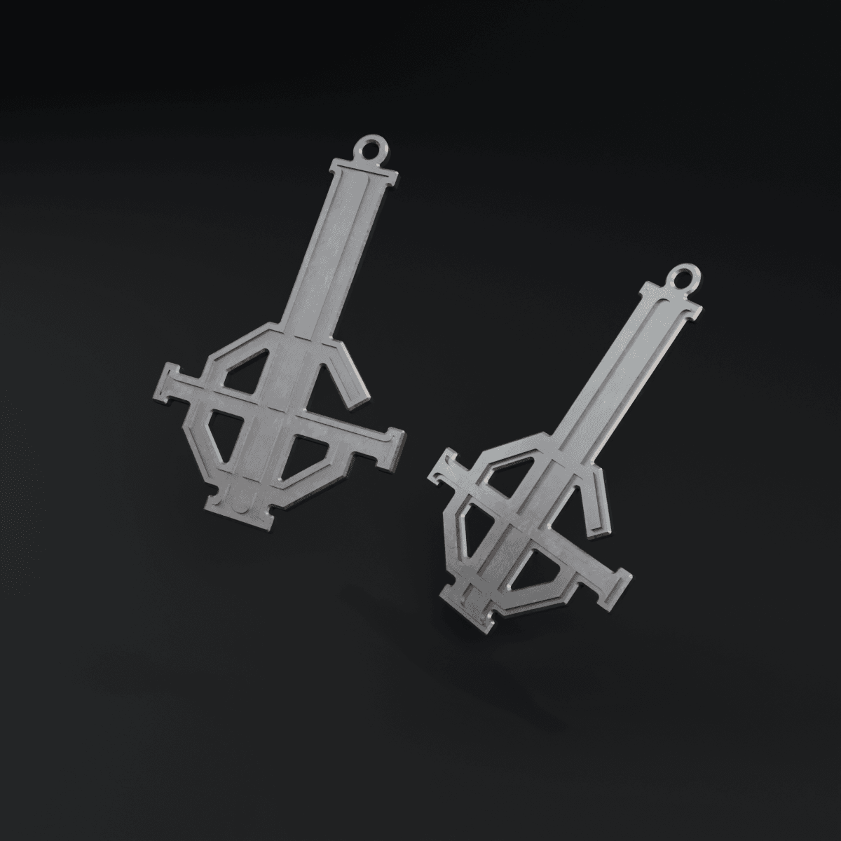 Old Ghost Grucifix 3d model
