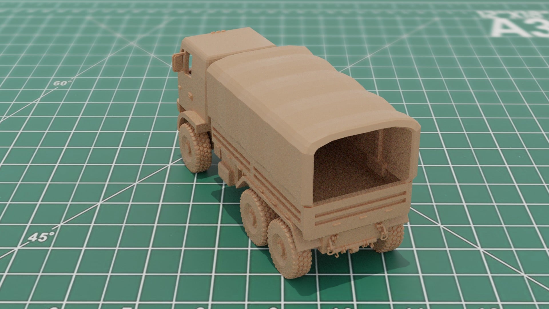 M1083 FMTV Army Truck 3D Print Model 3d model