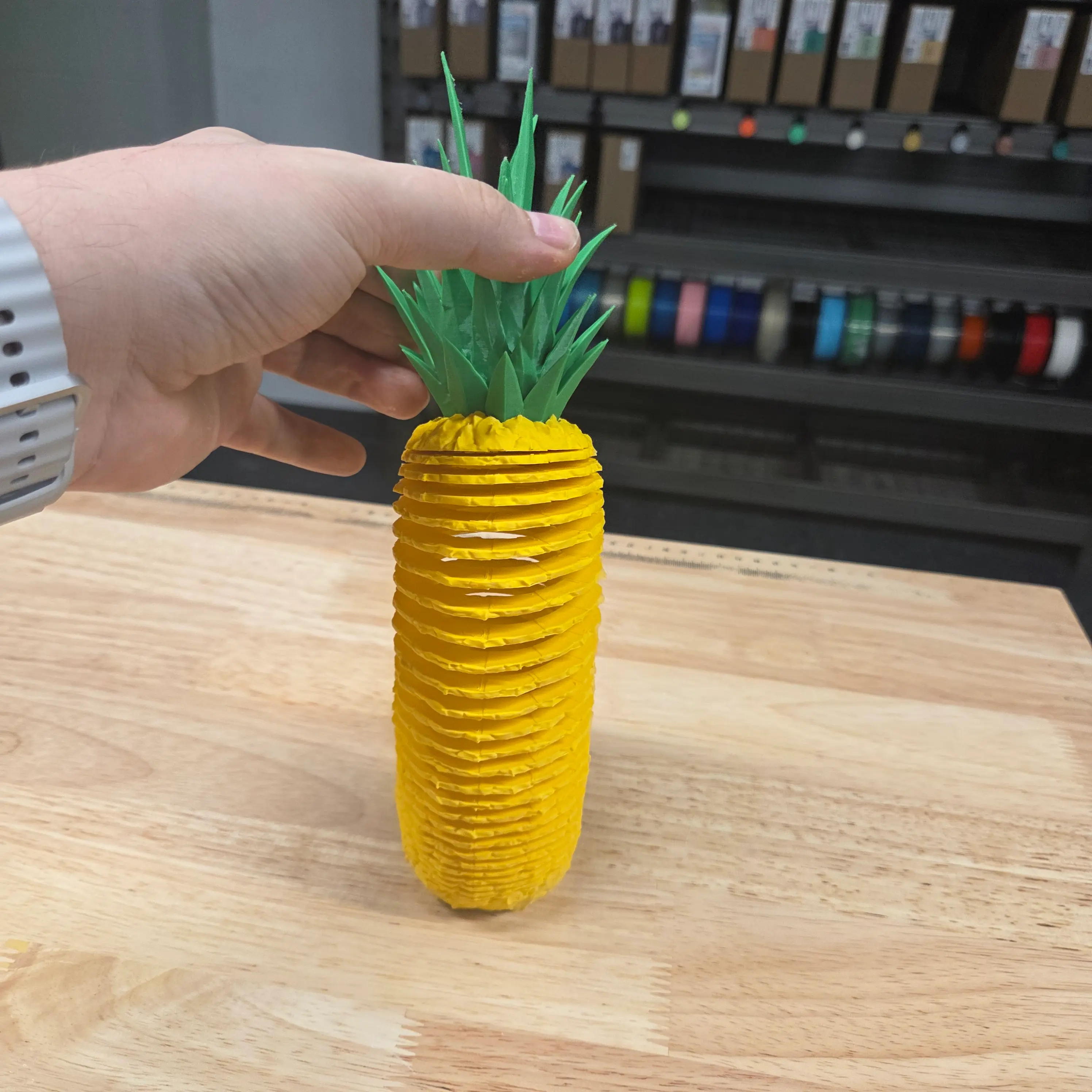 I printed this in 3D-Fuel's Tough Pro PLA+ to avoid any cracks from standard PLA's brittleness. It turned out WAY better than expected! The fact this came off the printer blows me away.