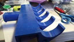 Multi resistance band and barbell collar storage, mounts to crossmembers on a powerrack 3d model