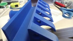 Multi resistance band and barbell collar storage, mounts to crossmembers on a powerrack 3d model