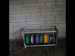 strength and multistory modular spool rack 3d model