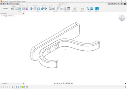 Yet another wall hook 3d model