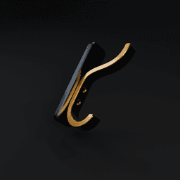 Yet another wall hook 3d model