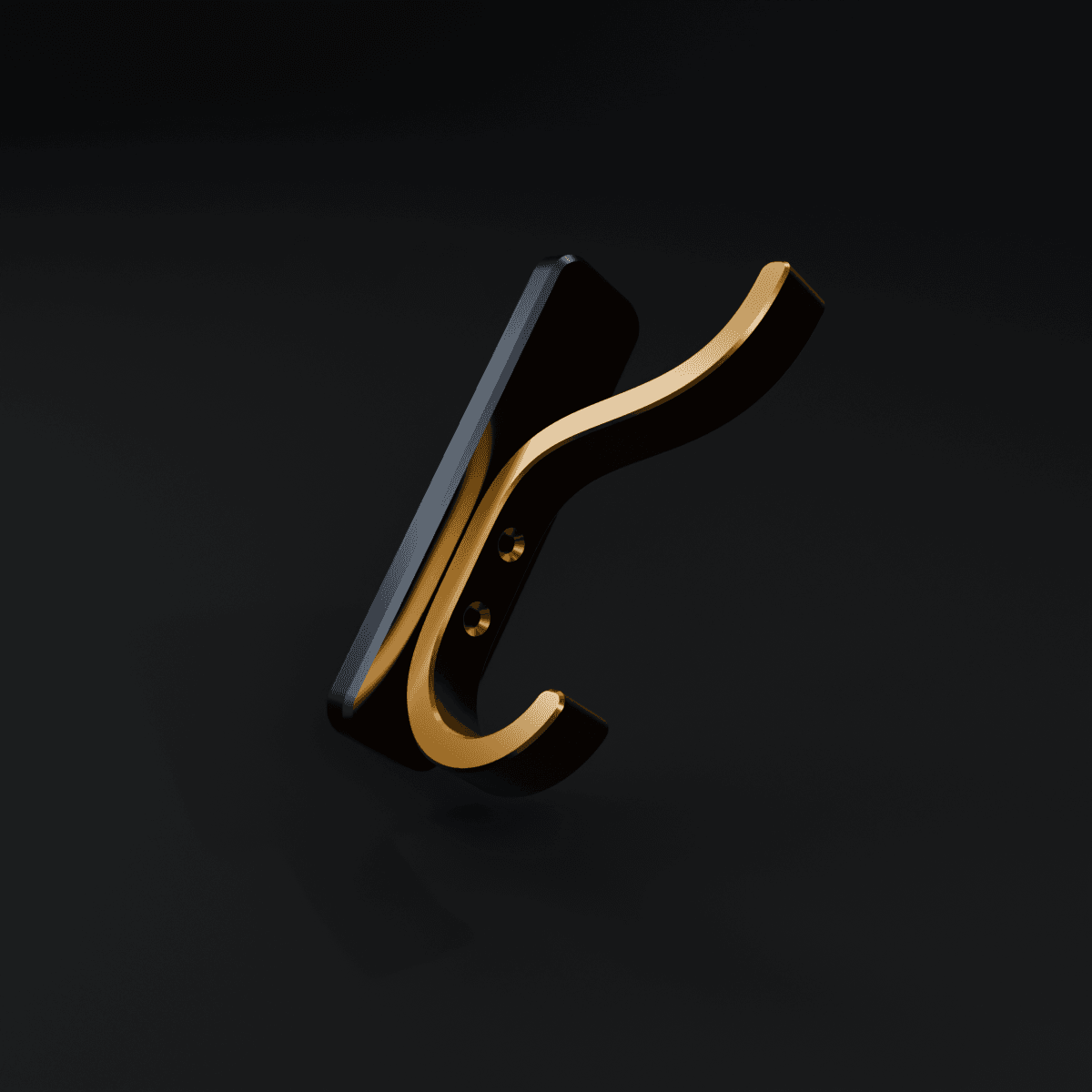 Yet another wall hook 3d model