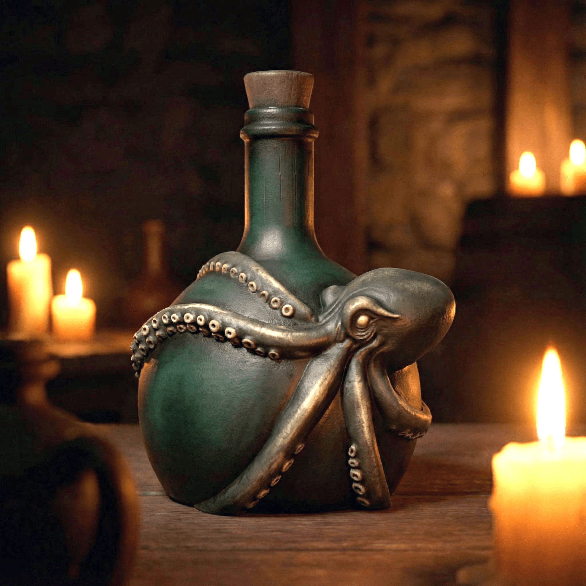Kraken Potion Bottle 3d model