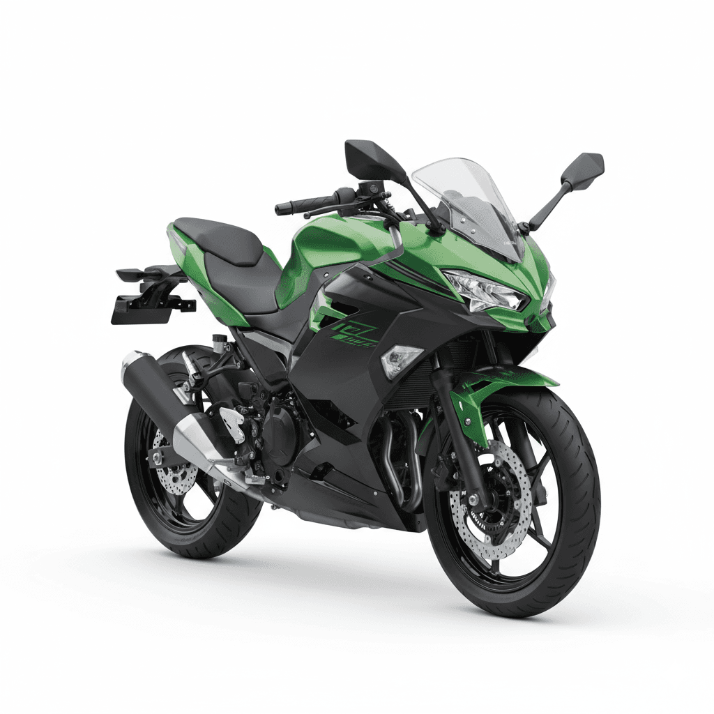 Kawasaki Ninja 125 Sport Motorcycle 3d model