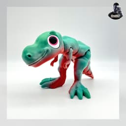 Cute T-Rex V2 - separated Eyes 3d model
