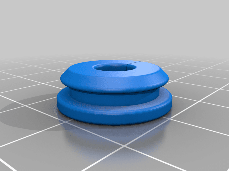 Mikrotik Groove end cap cable gland 3d model